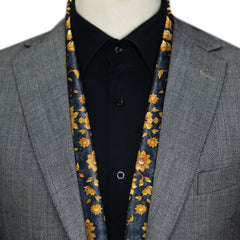 ORNATE DAMASK SILK MEN SCARF - PREMIUM COLLECTION