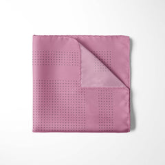 PINK DOT SILK POCKET SQUARE