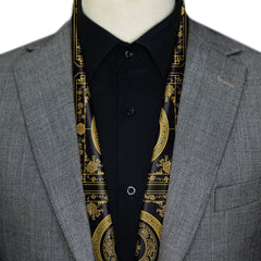 GOLDEN BAROQUE MEN SCARF - PREMIUM COLLECTION