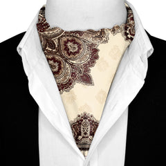 BAHAR SILK ASCOT AND POCKET SQUARE SET – PREMIUM COLLECTION