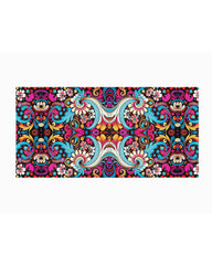 COLORFUL ABSTRACT SILK WOMEN SCARF – PREMIUM COLLECTION