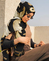 DAMASK VINTAGE SILK WOMEN HIJAB – PREMIUM COLLECTION