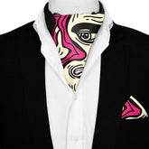 BEEH BECVAR SILK ASCOT AND POCKET SQUARE SET – PREMIUM COLLECTION