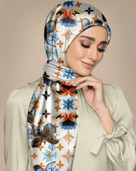 DAMIEN HIRST SILK WOMEN HIJAB – PREMIUM COLLECTION