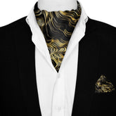 LUXORA SILK ASCOT AND POCKET SQUARE SET – PREMIUM COLLECTION