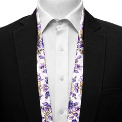 LISIANTHUS FLOWERS MEN SCARF - PREMIUM COLLECTION