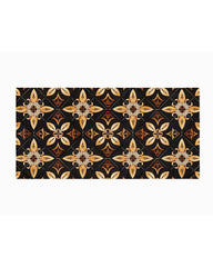 GEOMATRIC FLORAL SILK WOMEN HIJAB – PREMIUM COLLECTION