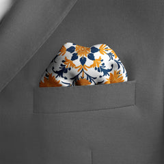 ARABESQUE SILK POCKET SQUARE