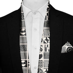 BREON O'CASEYC MEN SCARF AND POCKET SQUARE SET – PREMIUM COLLECTION