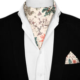 BOTANIKA SILK ASCOT AND POCKET SQUARE SET – PREMIUM COLLECTION
