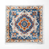 TURKMEN AFGHAN SILK POCKET SQUARE