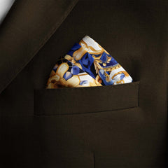 Silk Pocket Square | Men's Pocket Squares | Black Wolf