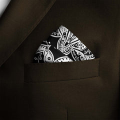 Black Pocket Square | Pocket Square | Black Wolf