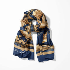 GOLD DRAGON MEN SCARF - PREMIUM COLLECTION