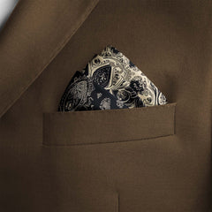 ABSTRACT CLASSIC BANDANA SILK POCKET SQUARE