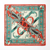 VINTAGE SOUTHWESTERN SILK POCKET SQUARE