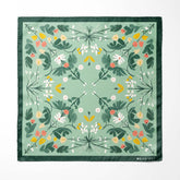 ILLUSTRATED GARDEN MEN SCARF AND POCKET SQUARE SET – PREMIUM COLLECTION