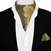 CELESTARA SILK ASCOT AND POCKET SQUARE SET – PREMIUM COLLECTION