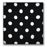 LARGE BLACK POLKA DOTS SILK ASCOT & POCKET SQUARE SET – PREMIUM COLLECTION