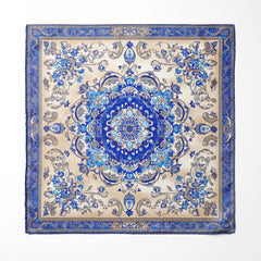 AZURE ELEGANCE SILK POCKET SQUARE