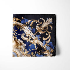 VICTORIAN FLORAL SILK POCKET SQUARES
