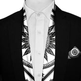 ETHNIC MANDALA MEN SCARF AND POCKET SQUARE SET – PREMIUM COLLECTION