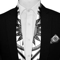 ETHNIC MANDALA MEN SCARF AND POCKET SQUARE SET – PREMIUM COLLECTION