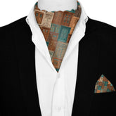 BAAB SILK ASCOT AND POCKET SQUARE SET – PREMIUM COLLECTION
