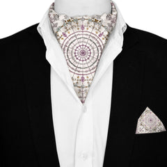 ARAQEL SILK ASCOT AND POCKET SQUARE SET – PREMIUM COLLECTION