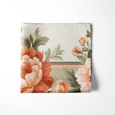 PASTEL FLOWER SILK POCKET SQUARE