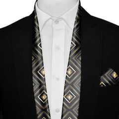 GATSBY MEN SCARF AND POCKET SQUARE SET – PREMIUM COLLECTION
