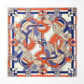 VINTAGE SILK POCKET SQUARE