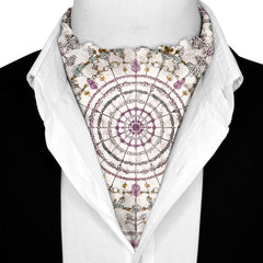 ARAQEL SILK ASCOT AND POCKET SQUARE SET – PREMIUM COLLECTION