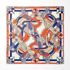 VINTAGE SILK POCKET SQUARE