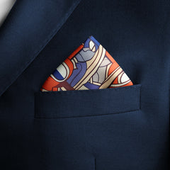 VINTAGE SILK POCKET SQUARE