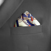 VINTAGE SILK POCKET SQUARE