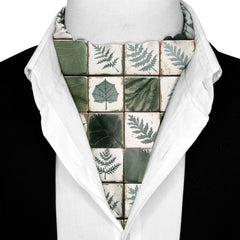 SIDRONS SILK ASCOT AND POCKET SQUARE SET – PREMIUM COLLECTION