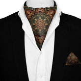 AURELIA SILK ASCOT AND POCKET SQUARE SET – PREMIUM COLLECTION