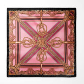 GEOMATRIC PATTERN SILK POCKET SQUARE