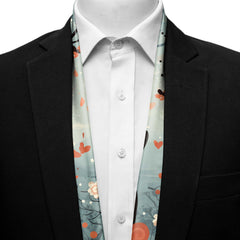 VALENTINE ROMANTIC COUPLE SILK MEN SCARF - PREMIUM COLLECTION