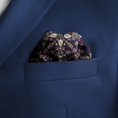NOCTURNE SILK POCKET SQUARE