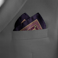 NOCTURNE SILK POCKET SQUARE