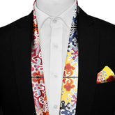ABSTRACT KEYNOTE MEN SCARF AND POCKET SQUARE SET – PREMIUM COLLECTION