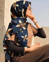 ART DECO SILK WOMEN HIJAB – PREMIUM COLLECTION