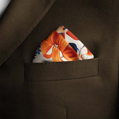 SAM WILDE SILK POCKET SQUARE