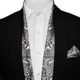 MAYAN PATTERN MEN SCARF AND POCKET SQUARE SET – PREMIUM COLLECTION