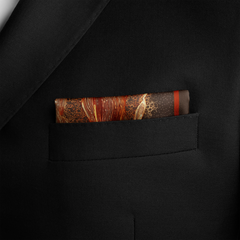 INFERNO SILK POCKET SQUARE