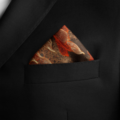 INFERNO SILK POCKET SQUARE