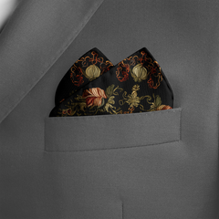 ROSARIUM SILK POCKET SQUARE