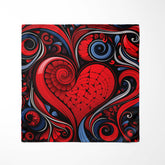 LOVE HEARTS SILK POCKET SQUARE - VALENTINE DAY COLLECTION
